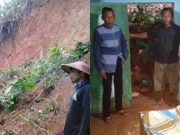 Tebing Longsor di Jatinagara Ciamis, 4 Rumah Warga Rusak Longsor-1.jpg