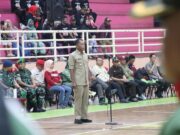 Lomba PBB, Kang Jimat Apresiasi Linmas Dalam Pertahanan Bangsa bupati subang hadiri apel lomba pbb