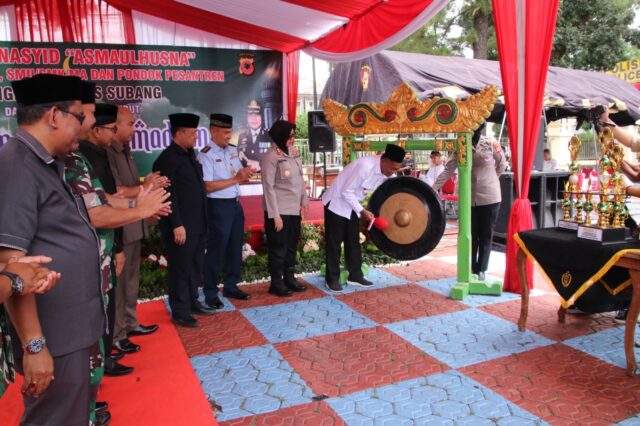 Bupati Subang Membuka Langsung Lomba Nasyid "ASMAULHUSNA"