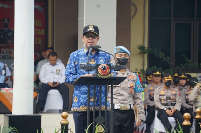 Wakil Bupati Subang Pimpin Apel Pasukan Operasi Ketupat Lodaya 2023