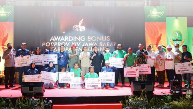 Awarding Bonus Bagi Kontingen Subang di Porprov XIV Jabar, Bupati Subang Pastikan Pajak Bonus Ditanggung Pemerintah