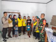 Polsek Subang Lakukan Giat monitoring Sub Pin Polio di Posyandu Sukamelang