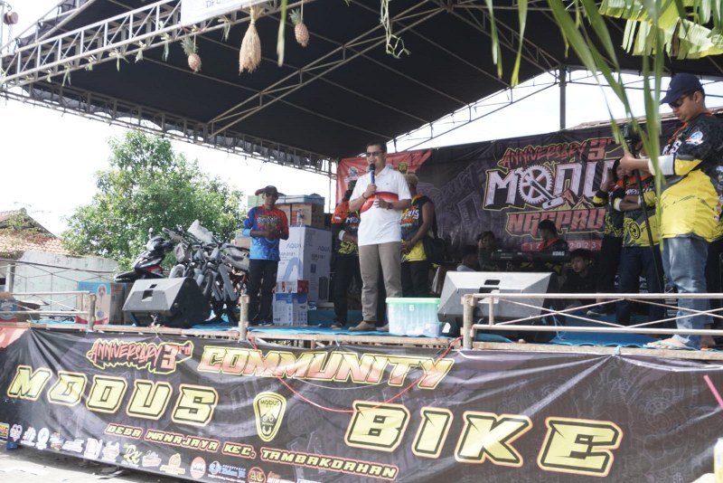 Wakil Bupati Subang Hadiri Kegiatan Gowes Anniversary Ke-3 Modus Bike