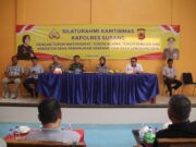Kapolres Subang Berikan pesan Kamtibmas untuk warga Desa Pamanukan Sebrang