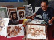 Unik, Seniman Ciamis Ini Lukis Wajah Pakai Ampas Kopi, Hasilnya Luar Biasa IMG_20230623_105849.jpg