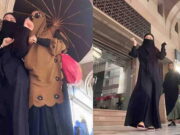 Duh! Wanita Bercadar Asal Indonesia Joget di Tanah Suci Bikin Netizen Malu wanita-bercadar-asal-Indonesia.jpg