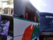 Bus Bandung Express Dilempar Batu Orang Tak Dikenal di Kota Banjar, Kaca Pecah Bus-Penumpang-Bandung-Express.jpg