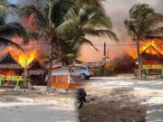 Geger, 3 Resto Kampung Turis Pangandaran Ludes Terbakar Kampung-Turis-Pangandran-Kebakaran.jpg