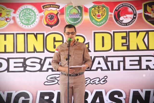 Launching dan Deklarasi Desa Ciater Sebagai Kampung Bebas Narkoba