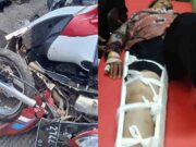 Mobil Avanza Pecah Ban Hantam Motor Mio di Kawali Ciamis, 1 Korban Patah Tulang Laka.jpg