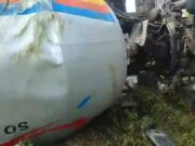 Mobil Truk Bermuatan Semen Masuk Jurang di Garut, Pengemudi Tewas Mobil-Truk.jpg