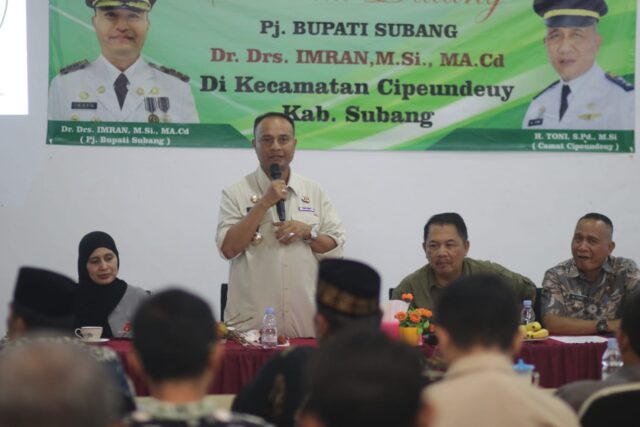 Kunjungi Kecamatan Cipeundeuy, Pj. Bupati Subang : Siap Menampung Aspirasi Masyarakat Subang