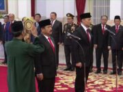 Jokowi Resmi Lantik AHY Jadi Menteri ATR dan Hadi Jadi Menko Polhukam