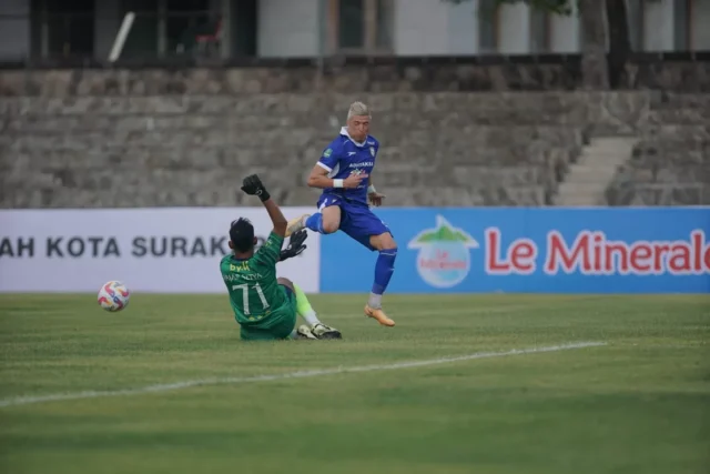 Adhyaksa FC melawan Persikas Subang di Stadion Sriwedari Solo (ADHYAKSA FC OFFICIAL)