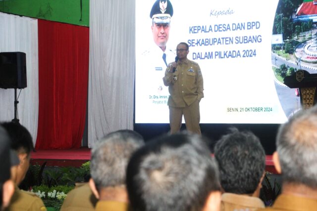 Pimpin Briefing Rutin, Pj. Bupati Subang Bahas Arahan Presiden RI Terpilih