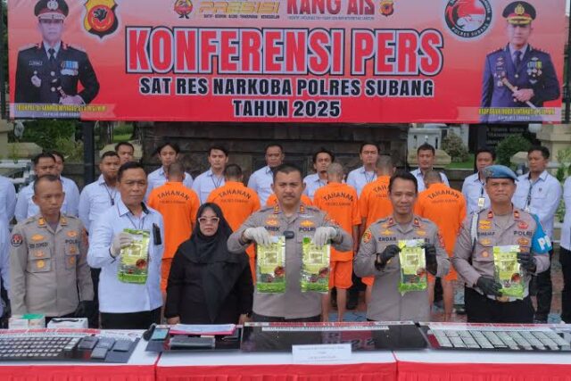 Dua Pria Subang Tertangkap Bawa 5 Kilogram Sabu dalam Kemasan Teh