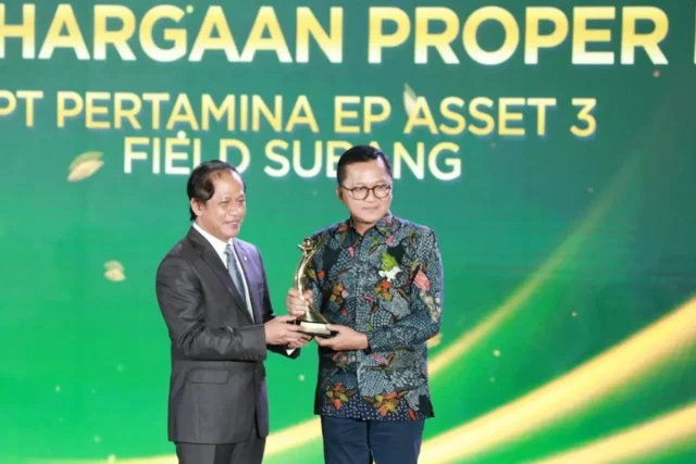 Pertamina EP Subang Field Raih Proper Emas, Bukti Komitmen Keberlanjutan Lingkungan