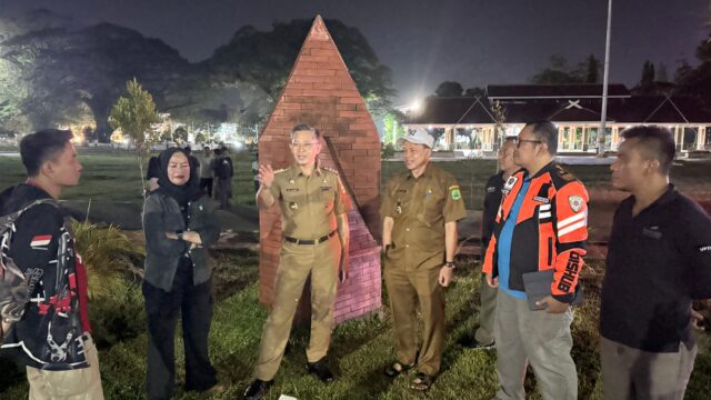 Fokus Pemeliharaan Infrastruktur, PJ Bupati Subang Tinjau Penerangan dan Sarana PJU