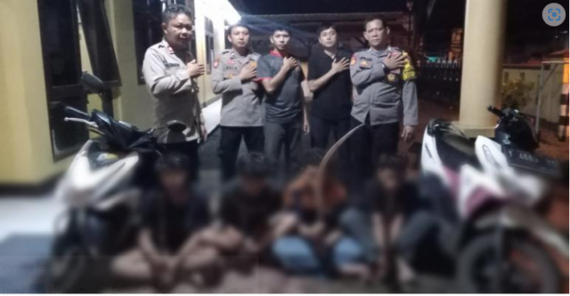 Polsek Binong Gagalkan Tawuran Remaja di Subang, Amankan Senjata Tajam