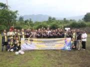 Bupati Reynaldy Cetak Gol dan Semangat, Sepak Bola Jadi Jembatan Sinergi di Subang pertandingan persahabatan Forkopimda Subang