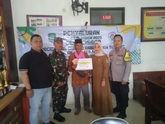 Penyaluran BLT DD Cisaga 2025
