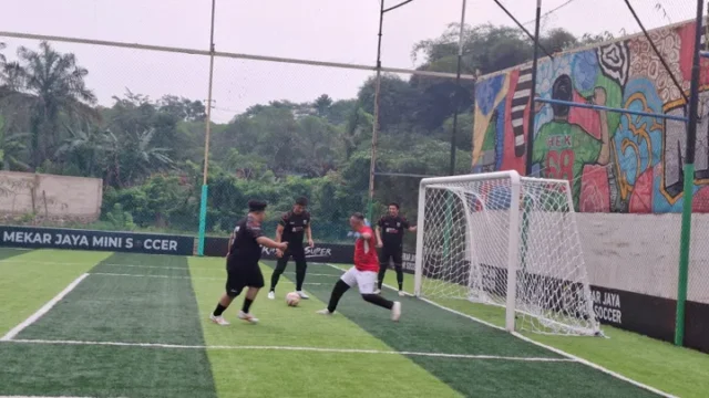 Pertandingan Mini Soccer Bupati Subang vs Jurnalis