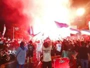 Kemenangan Persib Disambut Meriah di Subang: Konvoi, Flare, dan Seruan Damai Perayaan kemenangan Persib di Subang