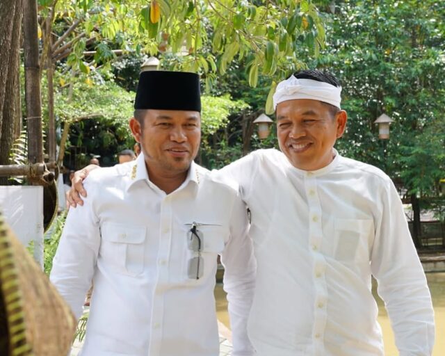 Silaturahmi Rudy Masâ€™ud dan Dedi Mulyadi