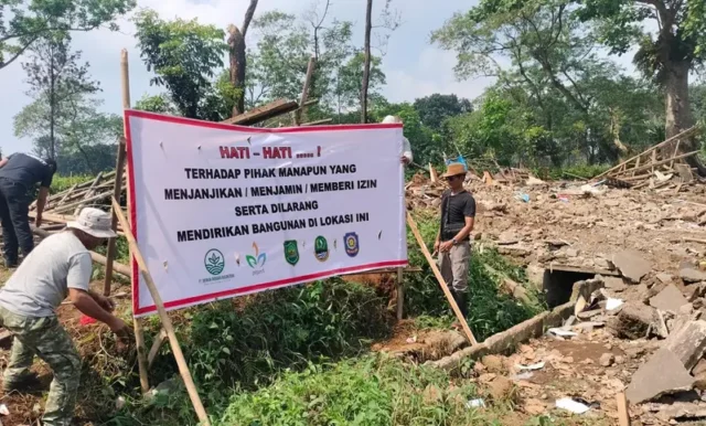 larangan mendirikan bangunan Jalancagak Subang