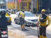 Aspal Baru di Jalur Pamanukan: Jalan Rusak Disulap, Warga Sumringah! perbaikan jalan Subang Pamanukan