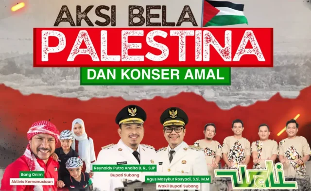 Aksi Bela Palestina Subang