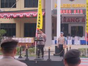 Kapolres Subang Pulang dari Tanah Suci, Disambut Apel dengan Aroma Haru dan Loyalitas Tingkat Dewa Kapolres Subang