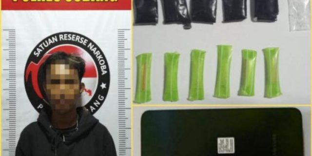 Penangkapan pengedar sabu di Subang