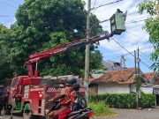 Dishub Subang Perbaiki Lampu Jalan di Puri Subang Asri, Warga Sambut Baik perbaikan PJU Subang