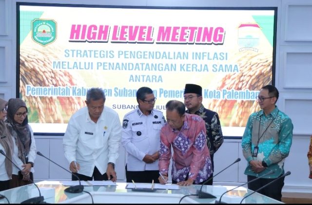kerja sama pangan Subang Palembang