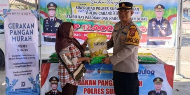 Gerakan Pangan Murah Polsek Pagaden