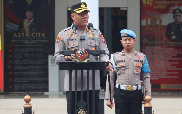 apel jam pimpinan Polres Subang