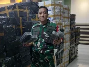 Kodim 0605/Subang Gagalkan Penyelundupan 100 Ribu Bungkus Rokok Ilegal Penyelundupan rokok ilegal Subang