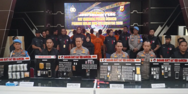 Polres Subang ungkap kasus narkoba