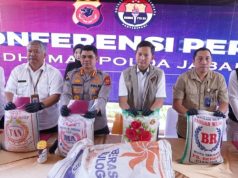Satgas Pangan Polda Jabar Bongkar Kecurangan Beras, Enam Tersangka Diamankan Satgas Pangan Polda Jabar