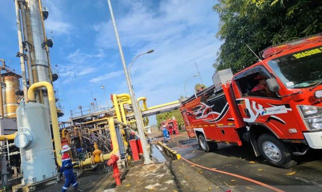 ledakan pipa gas Subang