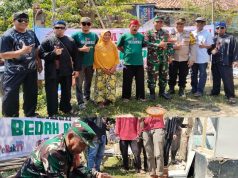 FMP Jabar Bedah Rumah ke-28 di Subang, Danramil Ciasem Hadiri Peletakan Batu Pertama Bedah rumah FMP Jabar Subang