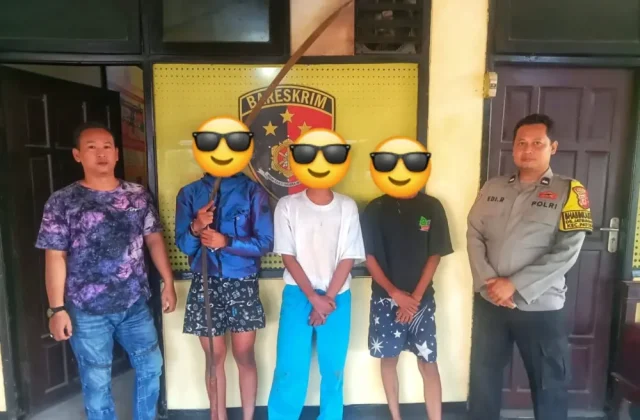 Patroli Polsek Patokbeusi geng motor