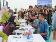 HUT ke-80 TNI, Kodim 0605/Subang Gelar Bakti Kesehatan untuk Warga Bakti Kesehatan Kodim Subang