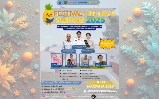 Desain tanpa judul Festival Literasi Subang 2025