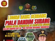 Kodim 0605/Subang Gelar Lomba Baris Berbaris HUT TNI ke-80 Lomba Baris Berbaris Subang HUT TNI 80
