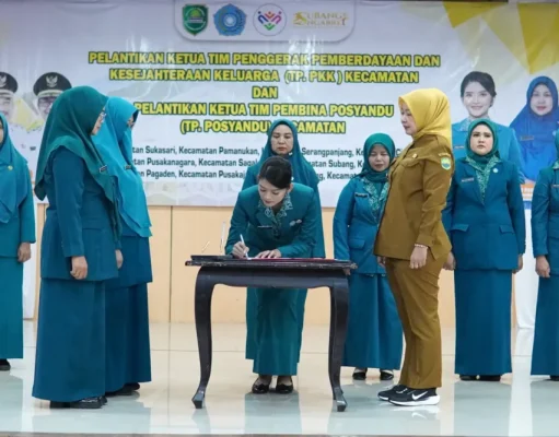 Ega Anjani Ajak PKK Kecamatan “Naik Kelas” Lewat Pembinaan Administrasi Pembinaan Administrasi PKK Subang