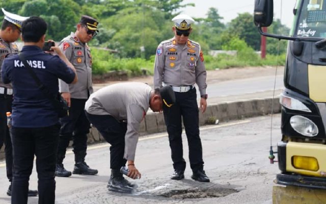 pengecekan jalur Polres Subang untuk Nataru