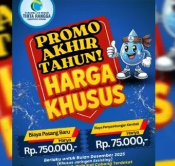 PDAM Subang Suguhkan Promo Akhir Tahun yang Bikin Warga Senyum Sampai Keran Promo Akhir Tahun PDAM Subang