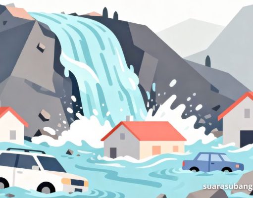 Ratusan Rumah di Subang Terendam, Sungai Meluap dan Rob Menyapa Warga Banjir Subang 2025